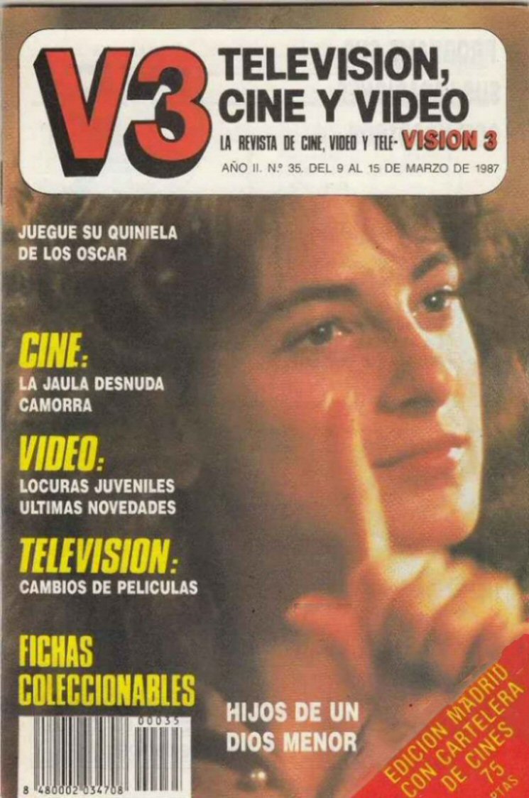 VISION 3 magazine side cover Issue 35 9 March 1987