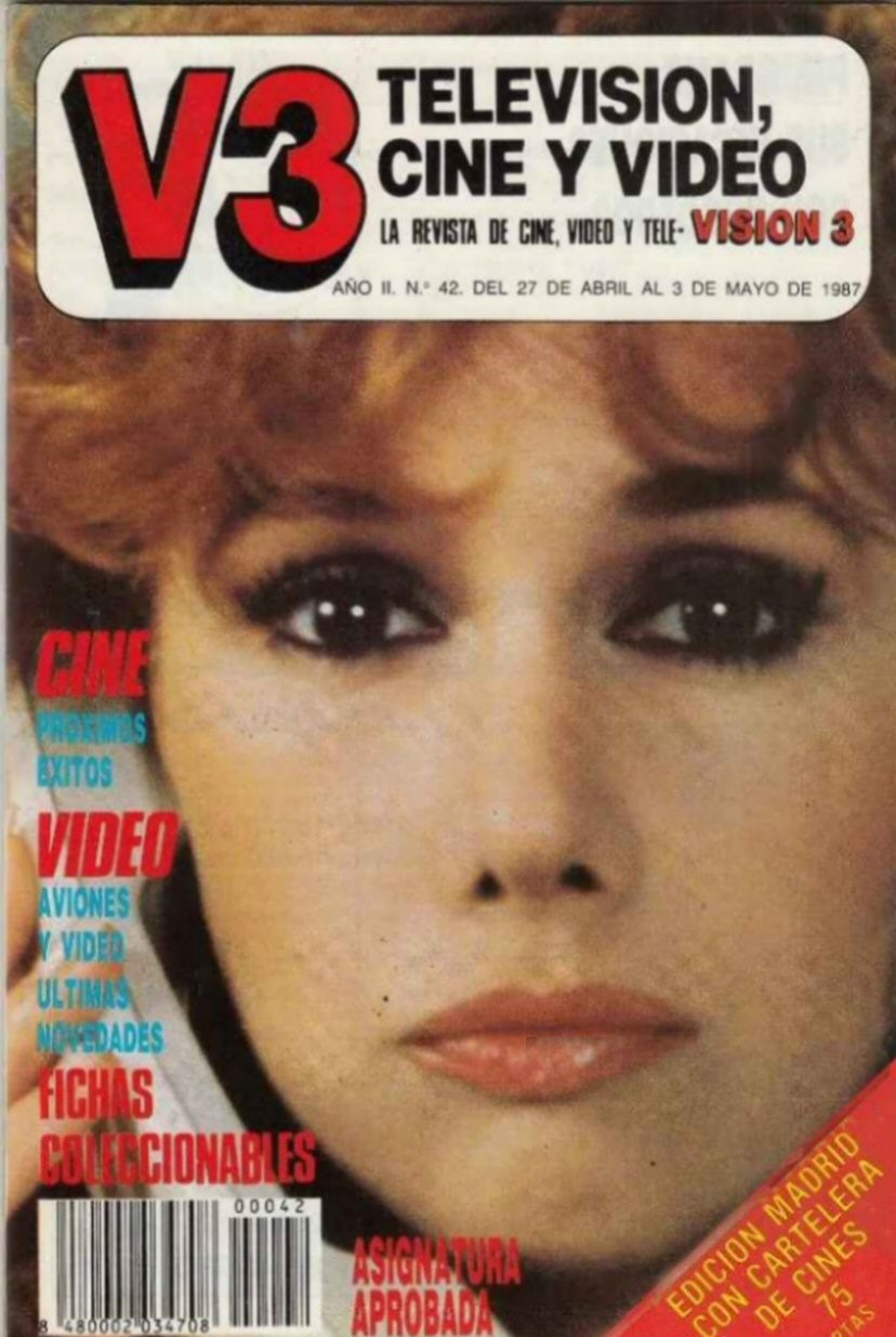 VISION 3 magazine side cover Issue 42 27 April 1987