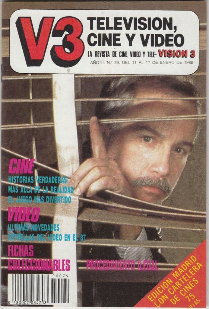 VISION 3 magazine side cover Issue 79 17 January 1988