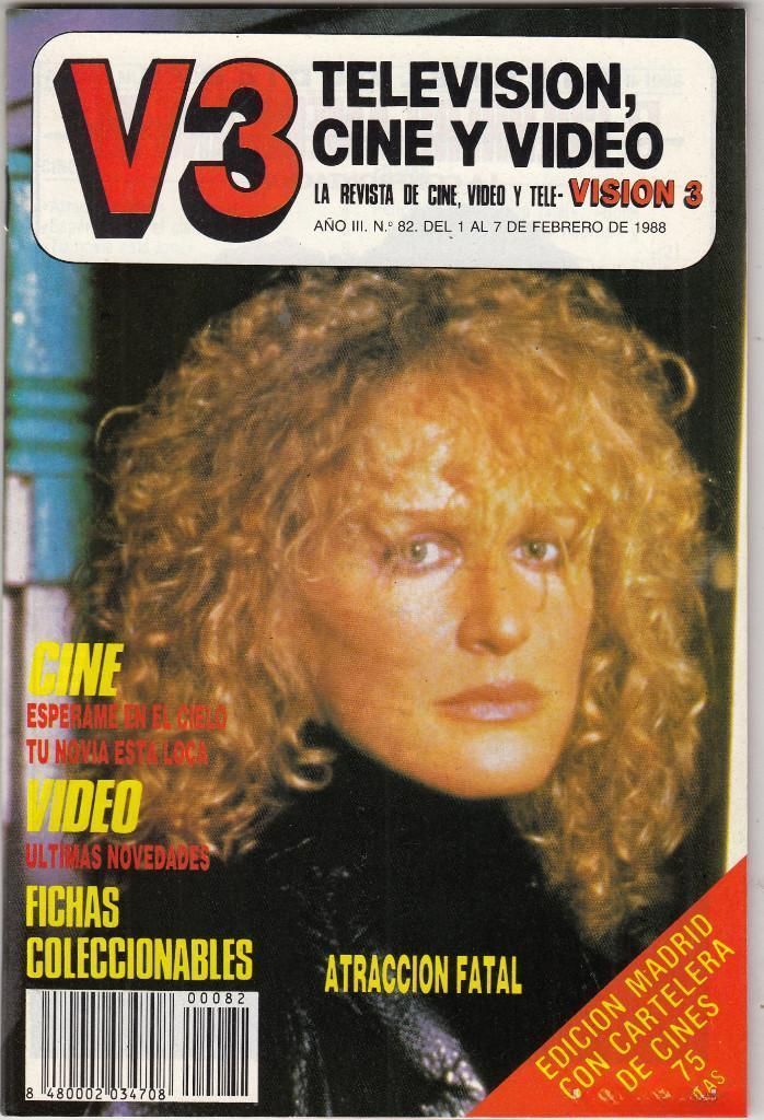VISION 3 magazine side cover Issue 82 7 February 1988