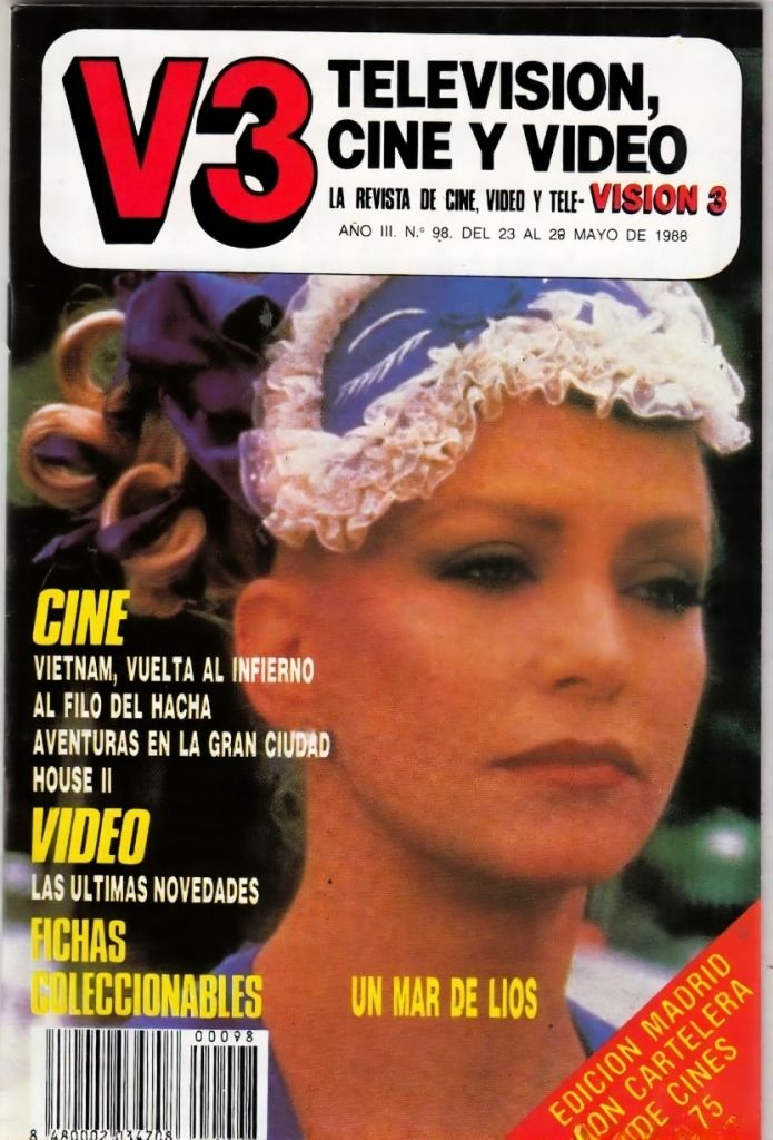 VISION 3 magazine side cover Issue 98 23 May 1988