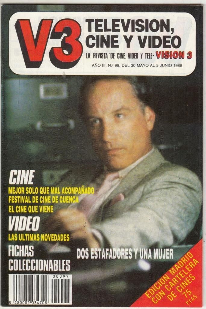 VISION 3 magazine side cover Issue 99 30 May 1988