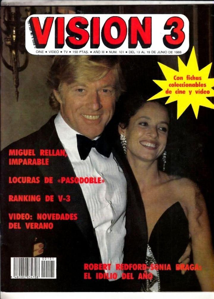 VISION 3 magazine side cover Issue 101 13 June 1988