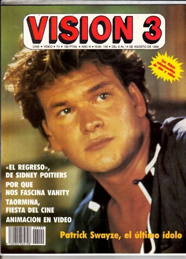 VISION 3 magazine side cover Issue 109 8 August 1988