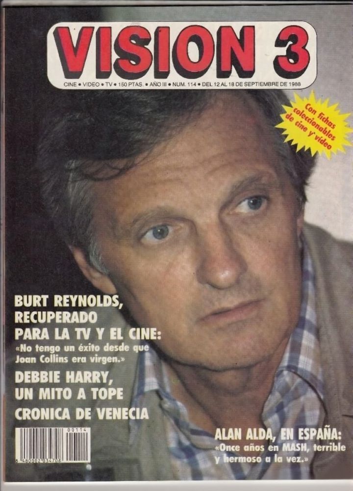 VISION 3 magazine side cover Issue 114 12 September 1988