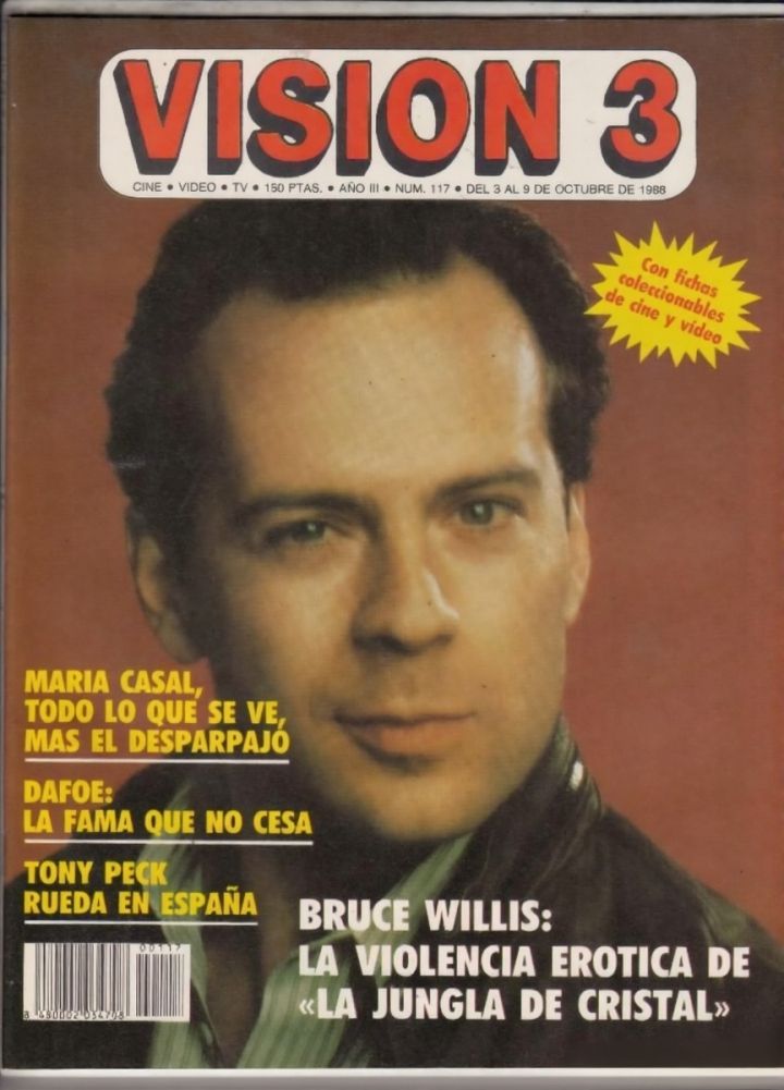 VISION 3 magazine side cover Issue 117 3 October 1988