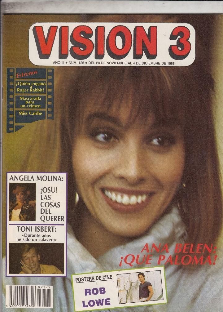 VISION 3 magazine side cover Issue 125 28 November 1988