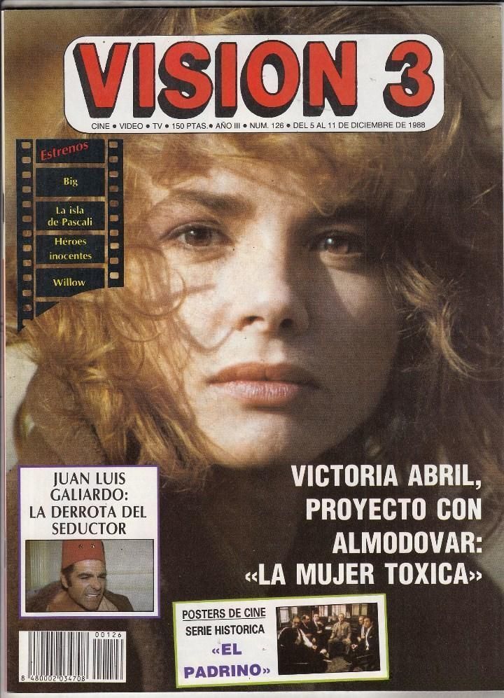 VISION 3 magazine side cover Issue 126 5 December 1988