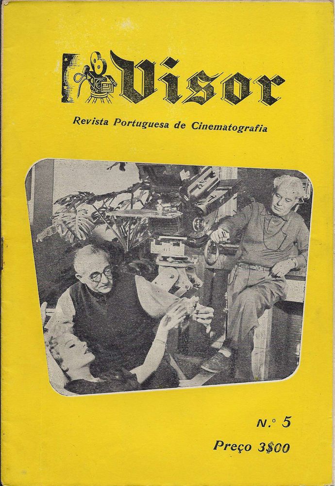 VISOR magazine side cover Issue 5 August 1953