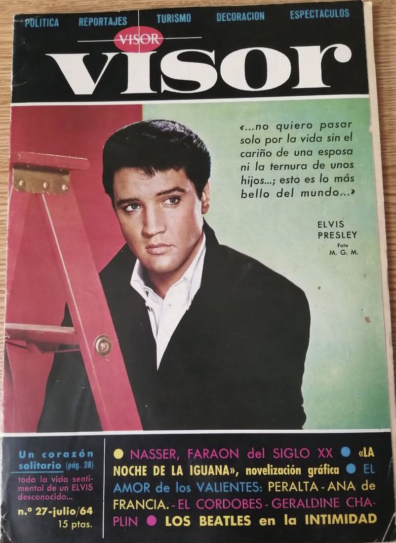 VISOR (ES) magazine side cover Issue 27  July 1964