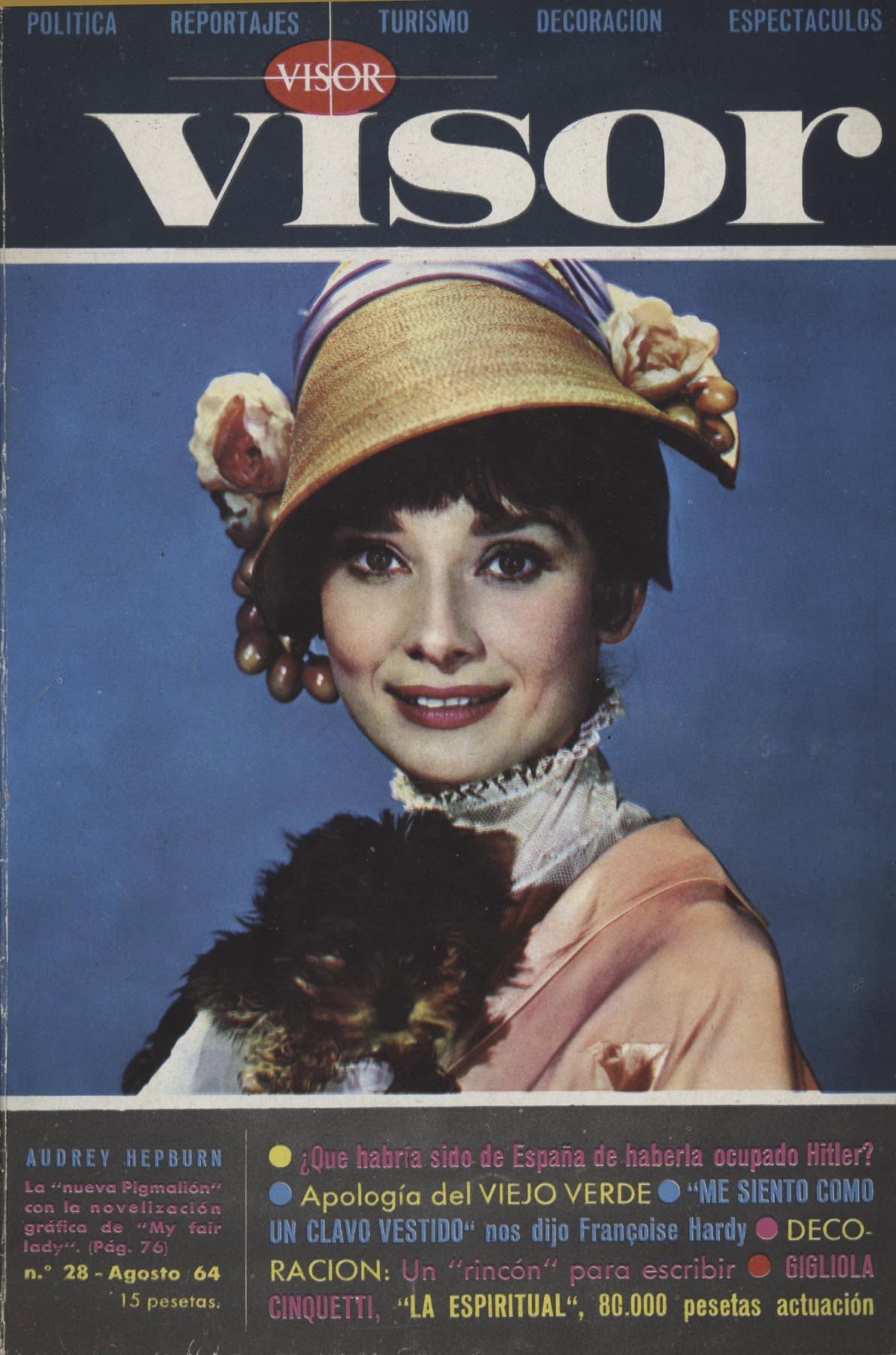 VISOR (ES) magazine side cover Issue 28  August 1964