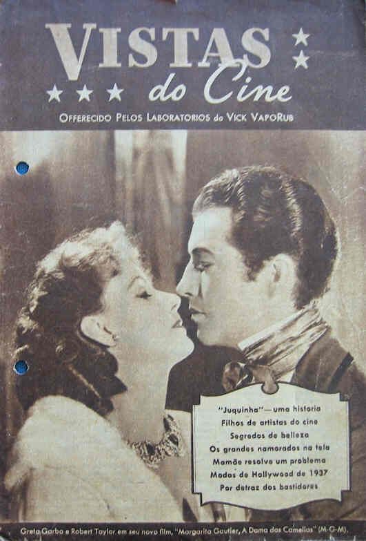 VISTAS DO CINE magazine side cover  1937