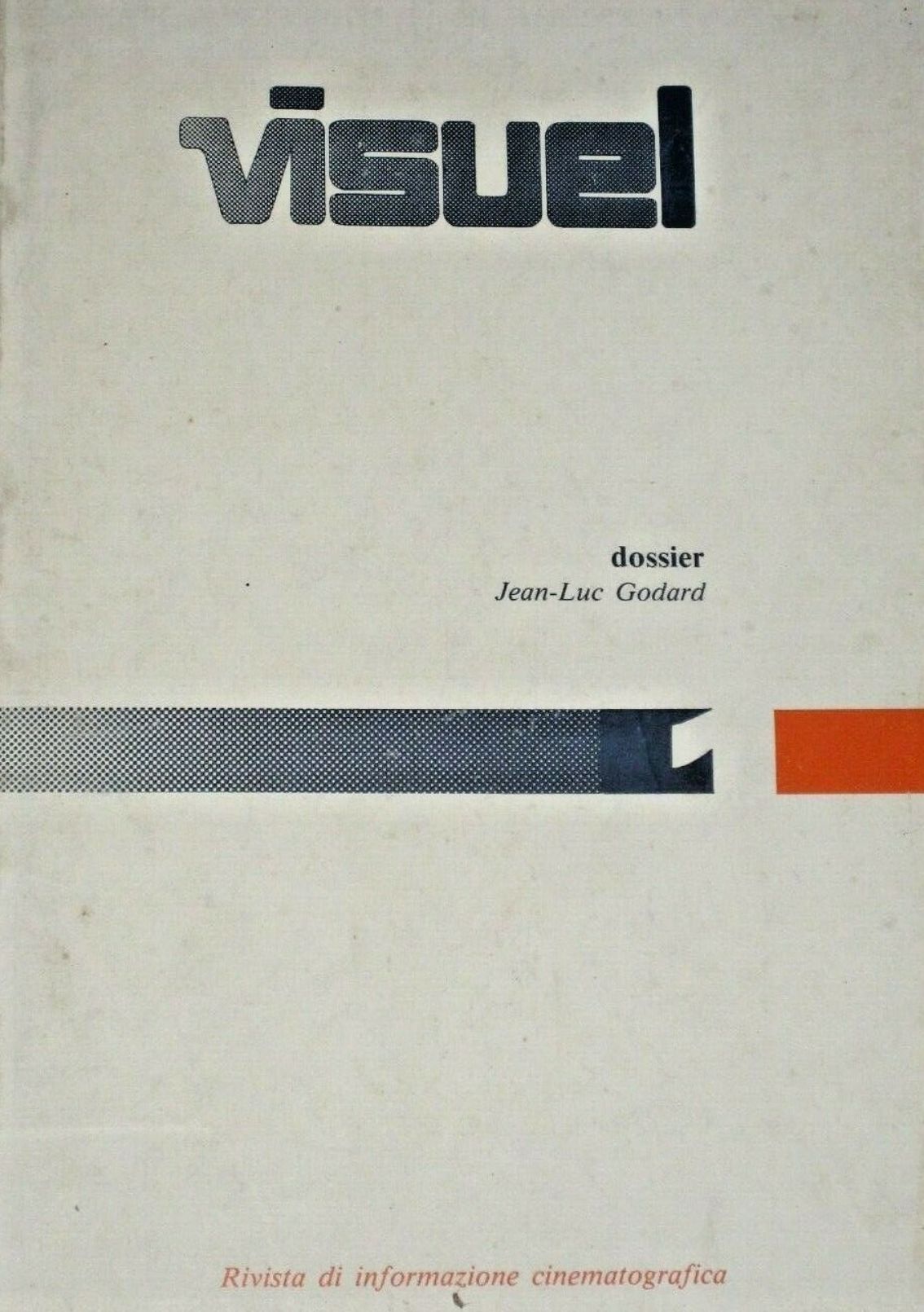 VISUEL magazine side cover Issue 1 January 1982