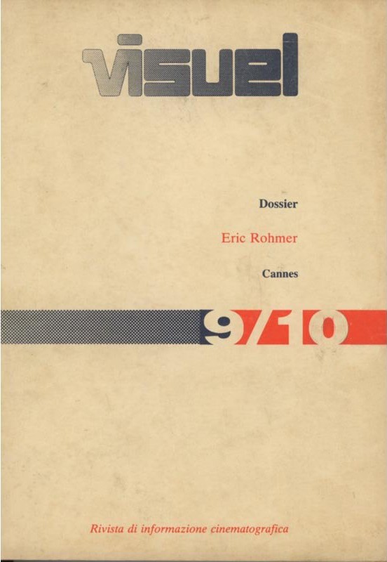 VISUEL magazine side cover Issue 9-10 Spring 1984