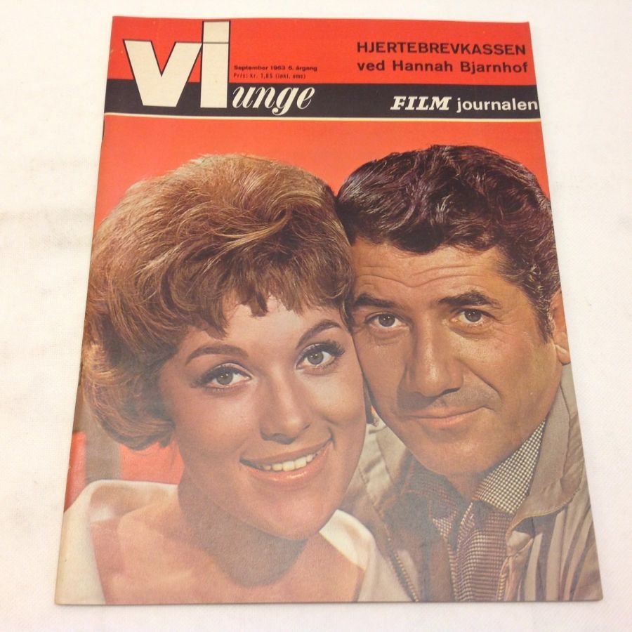 VI UNGE magazine side cover  September 1963