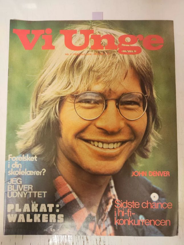VI UNGE magazine side cover  February 1976