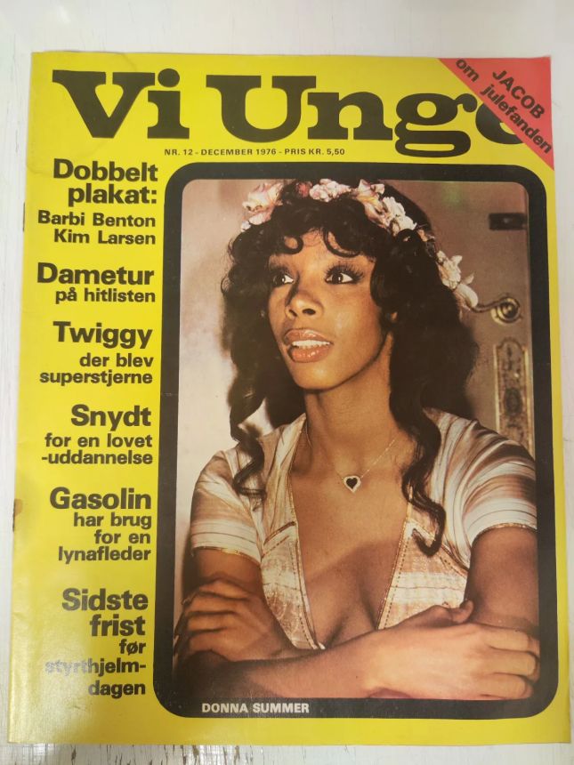 VI UNGE magazine side cover  December 1976
