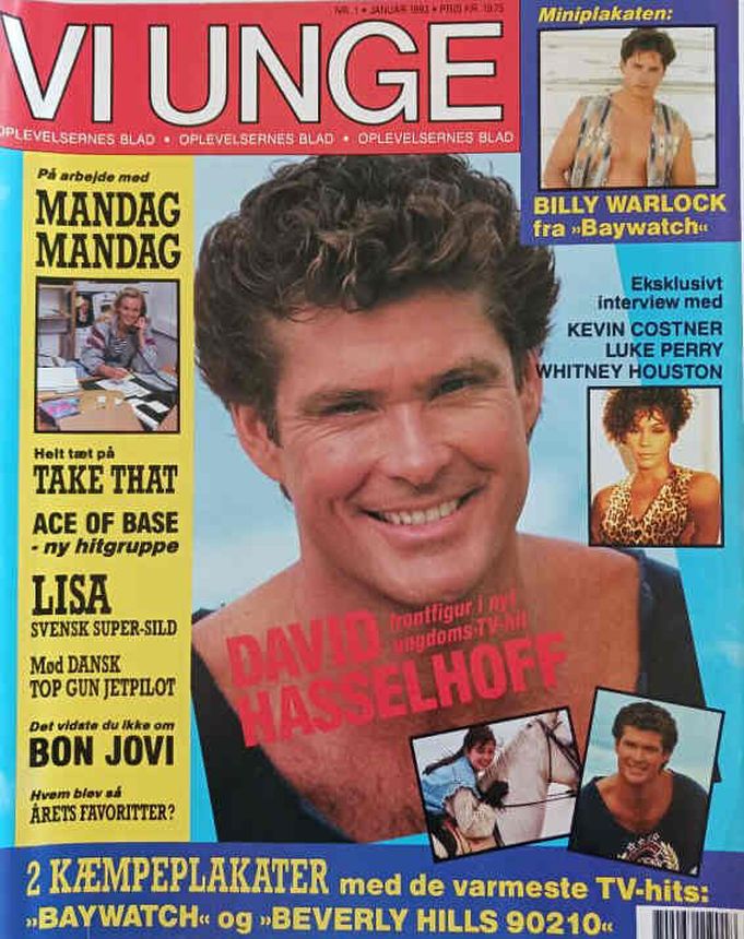 VI UNGE magazine side cover  January 1993