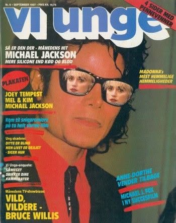 VI UNGE magazine side cover  September 1987
