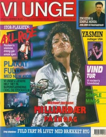 VI UNGE magazine side cover  June 1991