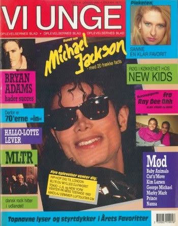 VI UNGE magazine side cover  January 1992