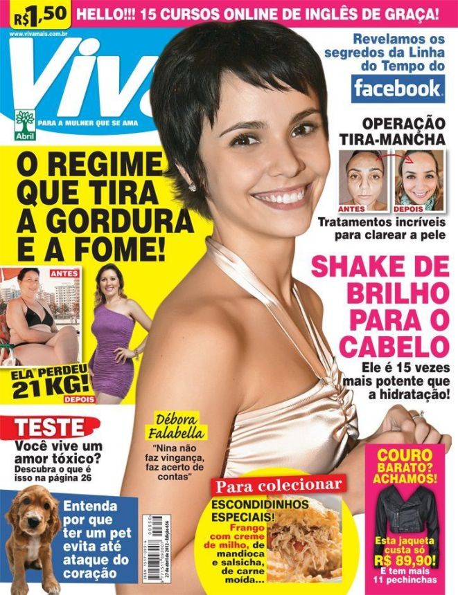 VIVA! BRAZIL magazine side cover 27 April 2012