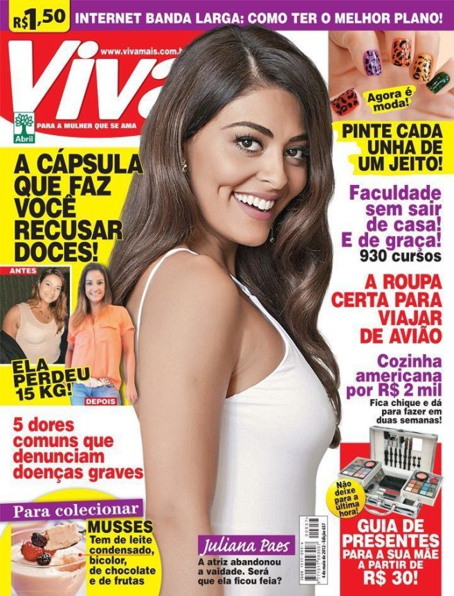 VIVA! BRAZIL magazine side cover 4 May 2012