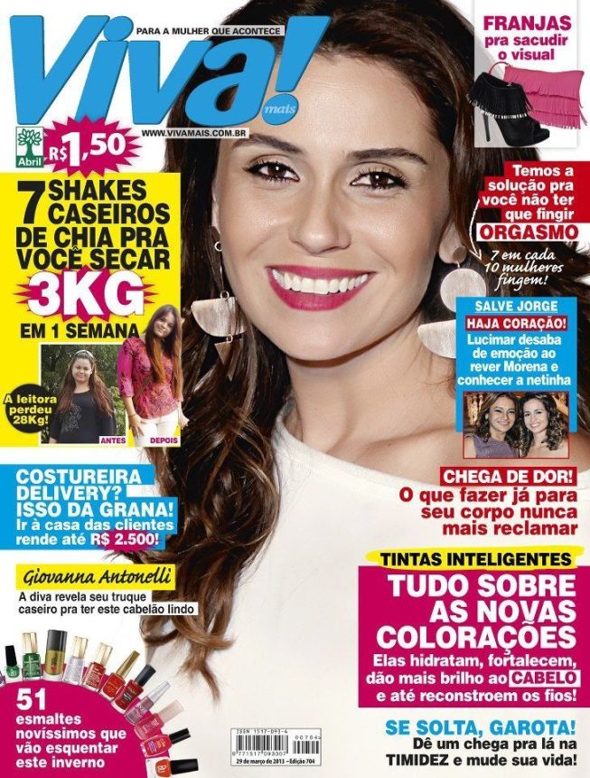 VIVA! BRAZIL magazine side cover 29 March 2013