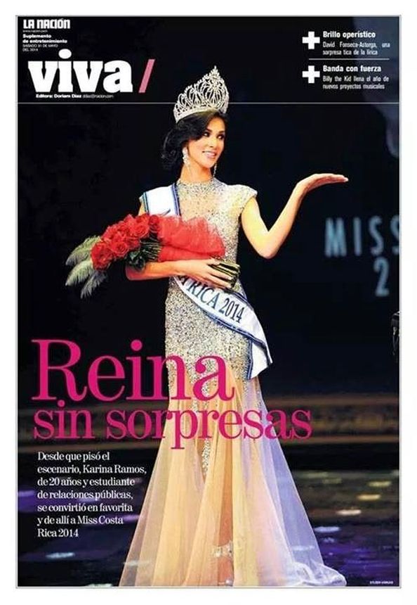 VIVA COSTA RICA magazine side cover 31 March 2014