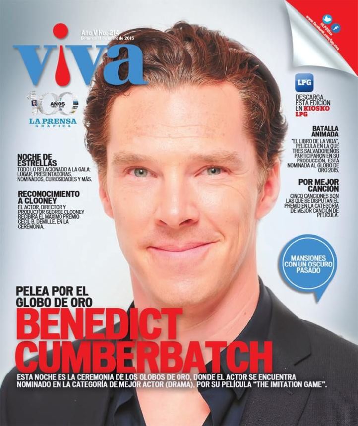 VIVA EL SALVADOR magazine side cover 11 January 2015