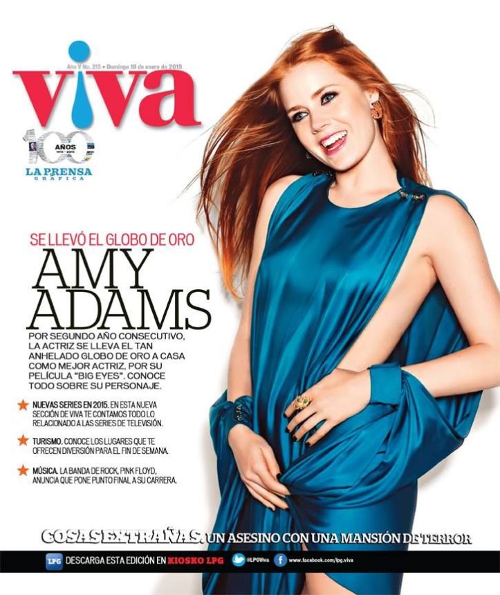 VIVA EL SALVADOR magazine side cover 18 January 2015