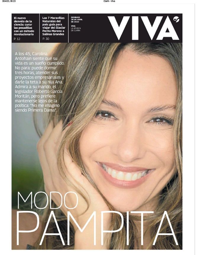 VIVA magazine side cover 30 April 2023