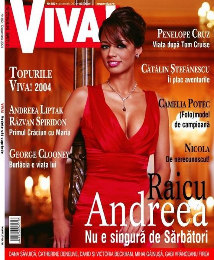 VIVA! ROMANIA magazine side cover  December 2004