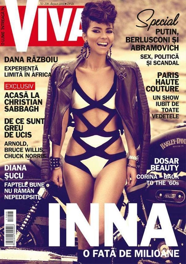 VIVA! ROMANIA magazine side cover  August 2013
