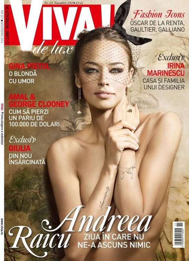 VIVA! ROMANIA magazine side cover  November 2014