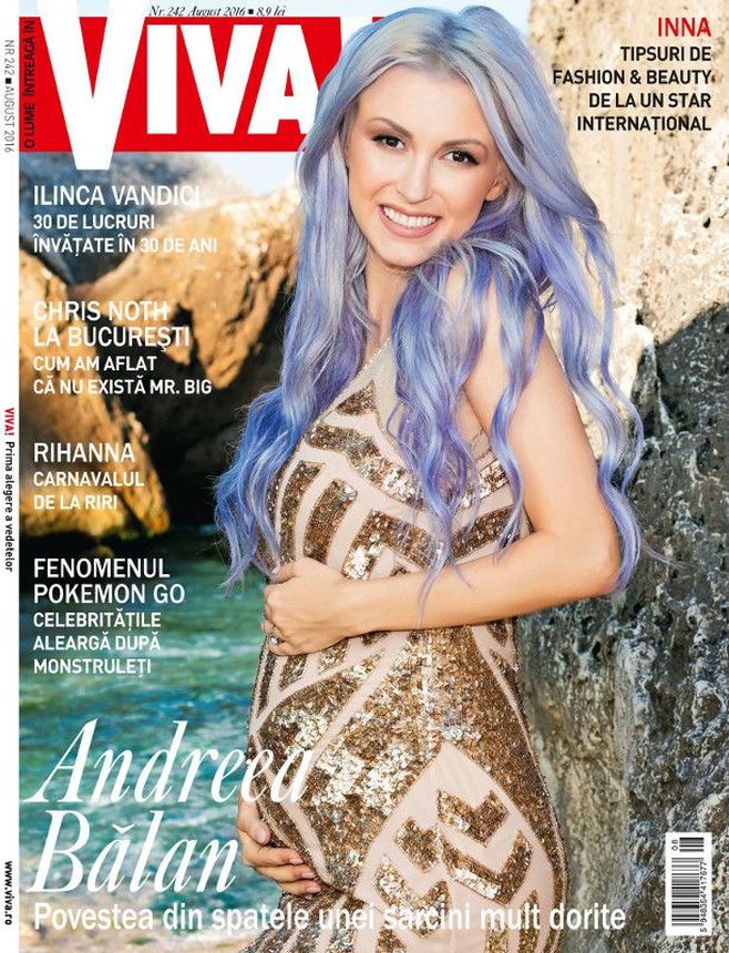 VIVA! ROMANIA magazine side cover  August 2016