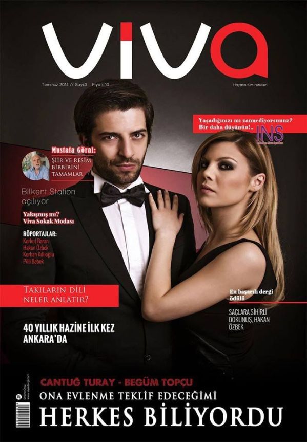 VIVA TURKEY magazine side cover  July 2014