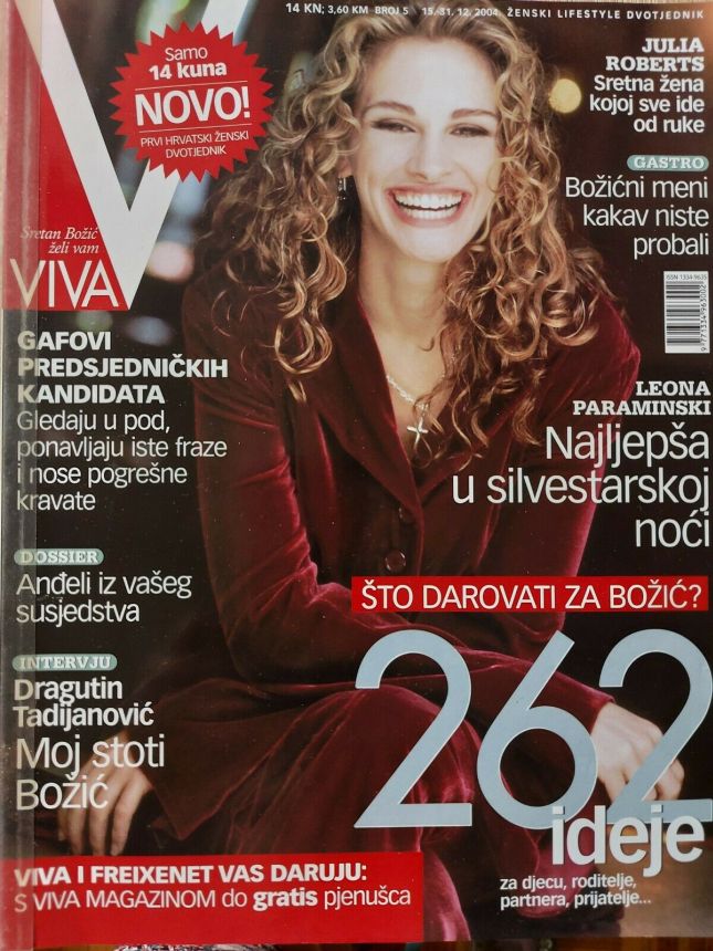VIVA CROATIA magazine side cover Issue 5 15 December 2004