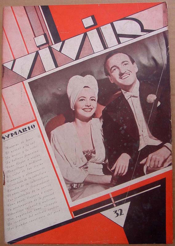 VIVIR magazine side cover Issue 32 May 1940