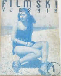 FILMSKI VJESNIK magazine side cover Issue 1  1952