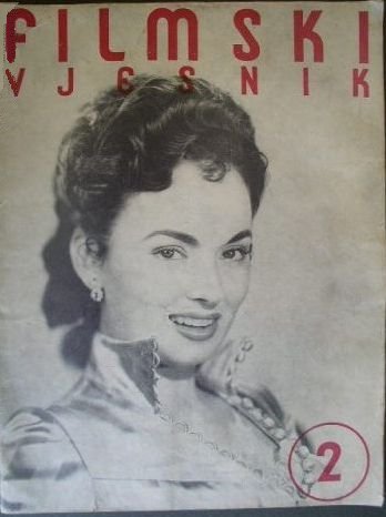 FILMSKI VJESNIK magazine side cover Issue 2  1952