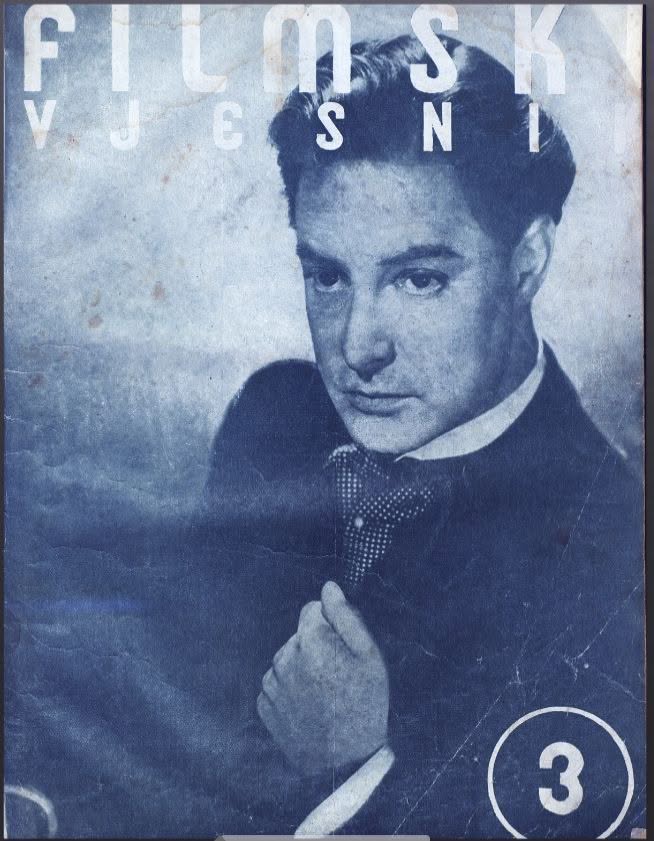FILMSKI VJESNIK magazine side cover Issue 3  1952