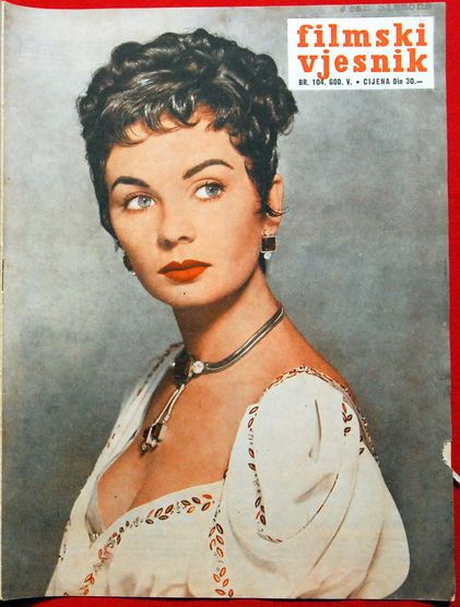 FILMSKI VJESNIK magazine side cover Issue 104  1956