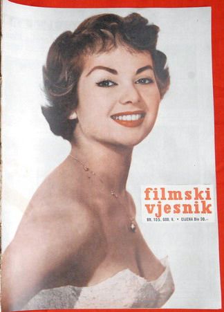 FILMSKI VJESNIK magazine side cover Issue 105  1956