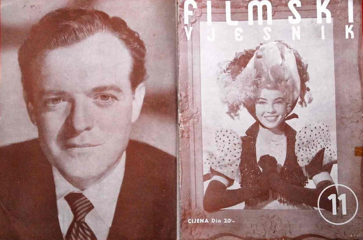 FILMSKI VJESNIK magazine side cover Issue 11  1952