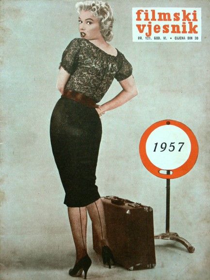 FILMSKI VJESNIK magazine side cover Issue 121  1956