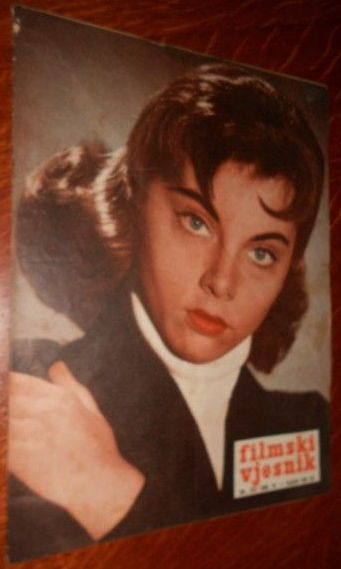 FILMSKI VJESNIK magazine side cover Issue 124  1957
