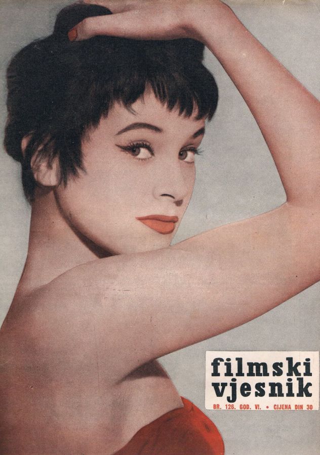 FILMSKI VJESNIK magazine side cover Issue 126  1957