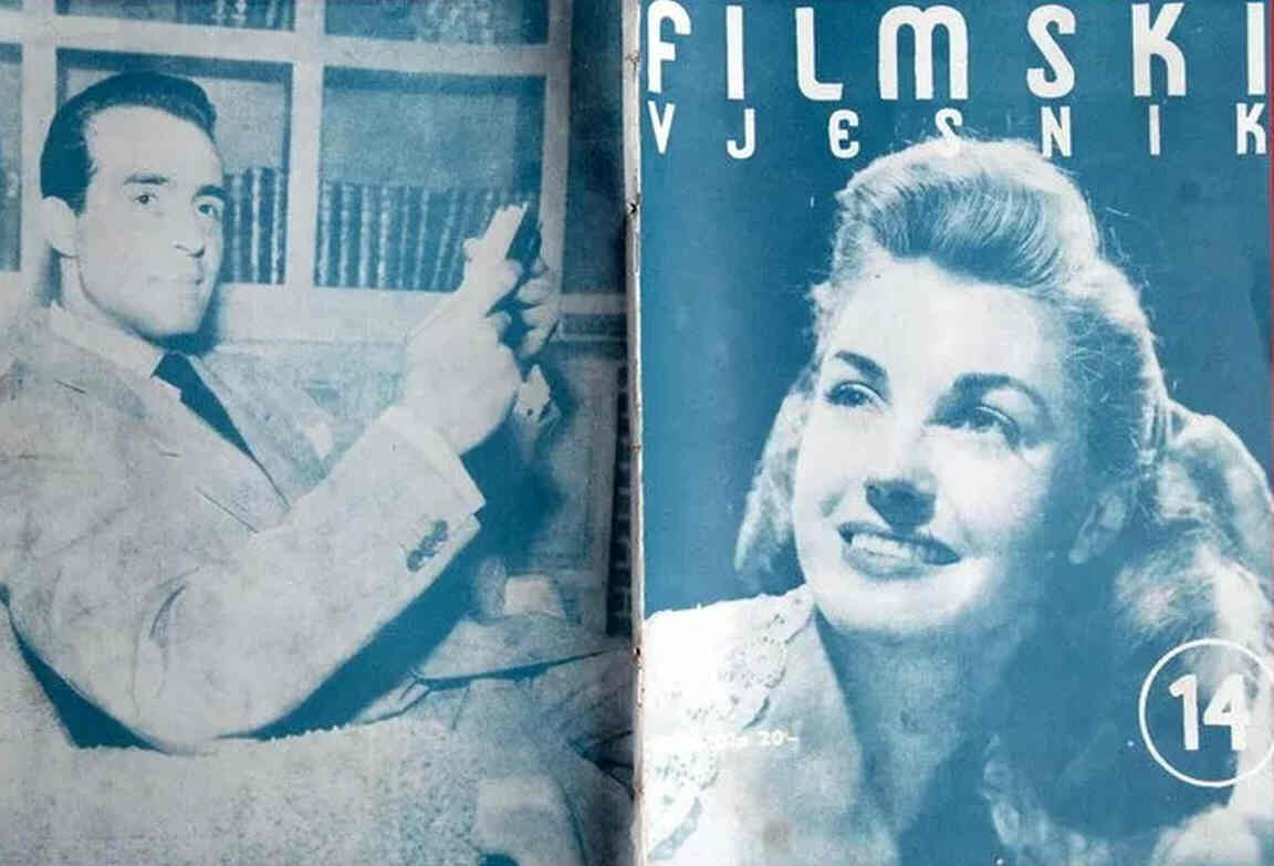 FILMSKI VJESNIK magazine side cover Issue 14  1952