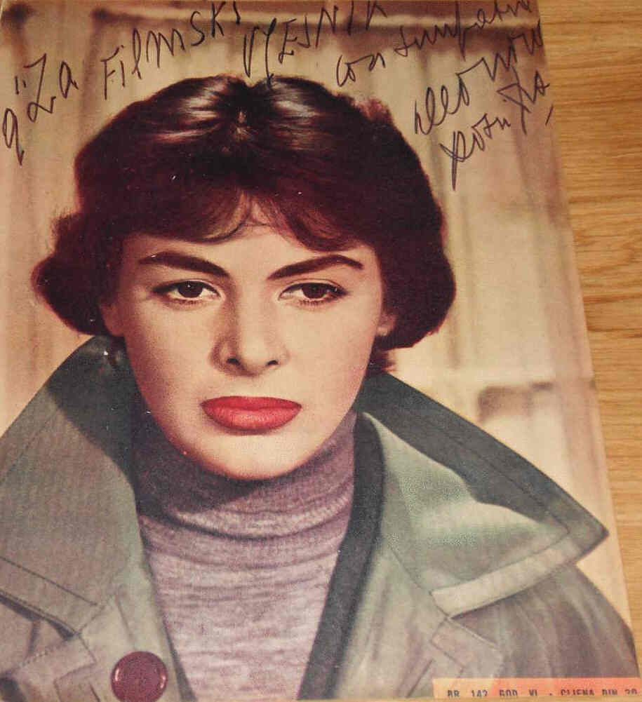 FILMSKI VJESNIK magazine side cover Issue 142  1957